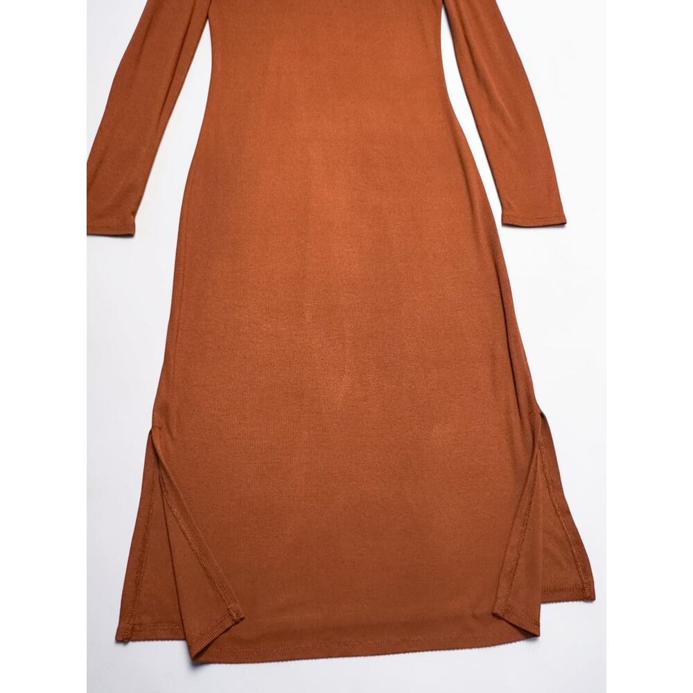 A New Day Ribbed Turtleneck Midi Sweater Dress - Picture 4 of 6